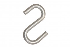 Galvanized Steel S-Hook (3/8 x 3-1/5-inch)